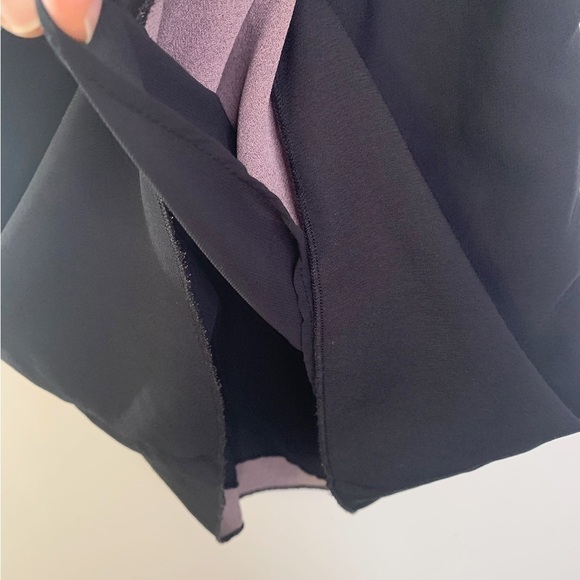 ARTIZIA Wilfred Sabine Diamond Print Drop Waist Mini Black Dress Size XXS - Picture 8 of 13